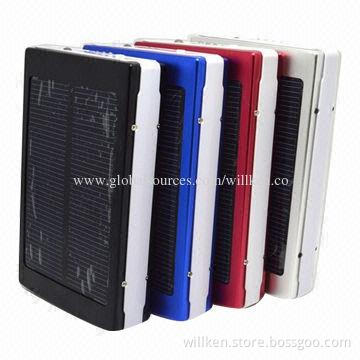 Solar Power Banks, High-capacity, 13,800mAh Charging for Tablets, iPad, Mobile/MP3/MP4/Camera